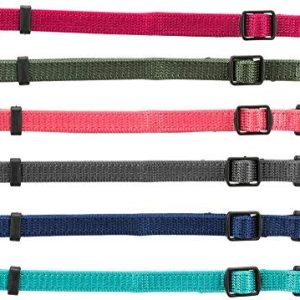 Trixie Junior Set of puppy collars S M: 17 25 cm/10 mm 6 pcs. fuchsia graphite indigo forest coral ocean 4011905155524 Trixie Junior Set of puppy collars S M: 17 25 cm/10 mm 6 pcs. fuchsia graphite indigo forest coral ocean 4011905155524
