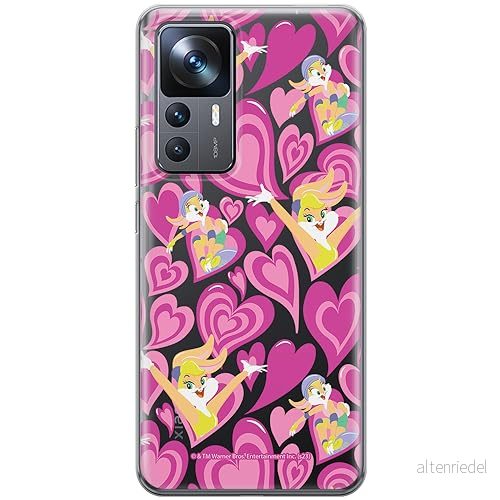 ERT GROUP mobiltelefonfodral för Xiaomi 12T/ 12T pro/ K50 Ultra originalt och officiellt licensierat Looney Tunes mönster Lola 010 anpassad till formen på mobiltelefonen, gedeeltelijk transparant 5905795074302