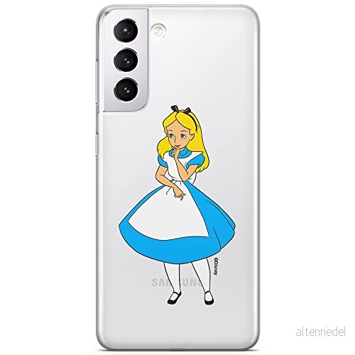 ERT GROUP mobiltelefonfodral för Samsung S21 PLUS originalt och officiellt licensierat Disney mönster Alice 010 optimalt anpassad till formen på mobiltelefonen, gedeeltelijk transparant 5905131194688