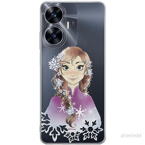 ERT GROUP mobiltelefonfodral för Realme C55 originalt och officiellt licensierat Disney mönster Anna 001 optimalt anpassad till formen på mobiltelefonen, gedeeltelijk transparant 5905511857585