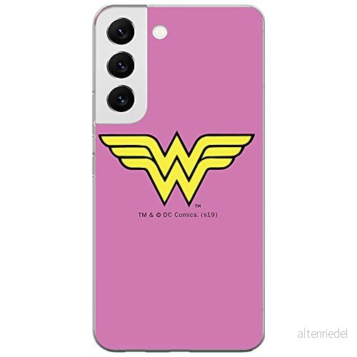 ERT GROUP mobiltelefonfodral för Samsung S22 originalt och officiellt licensierat DC mönster Wonder Woman 005 optimalt anpassad till formen på mobiltelefonen, fodral tillverkad av TPU plast 5904805304453