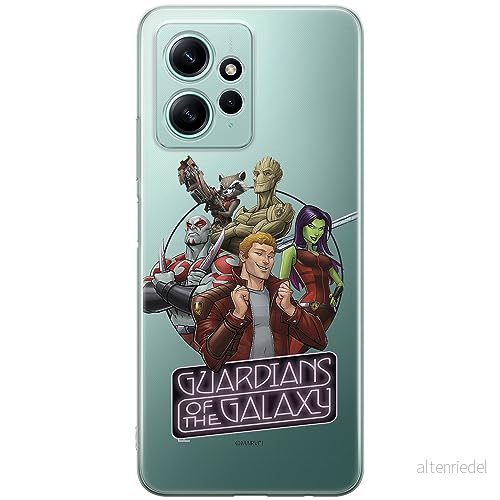 ERT GROUP mobiltelefonfodral för Xiaomi REDMI NOTE 12 4G originalt och officiellt licensierat Marvel mönster Guardians of the Galaxy 009, gedeeltelijk transparant 5905511938710