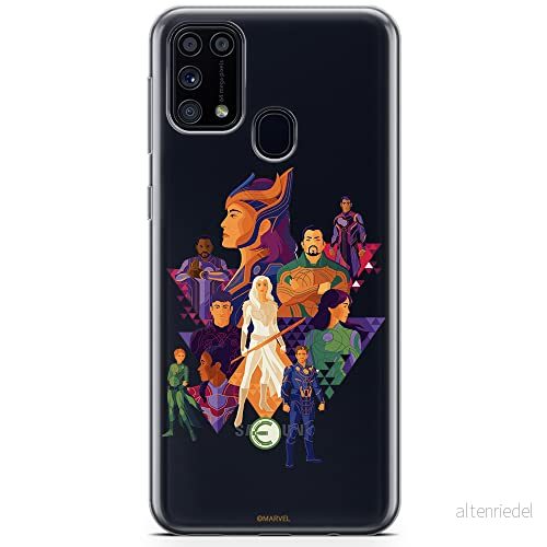 ERT GROUP mobiltelefonfodral för Samsung M31 originalt och officiellt licensierat Marvel mönster Eternals 007 optimalt anpassad till formen på mobiltelefonen, gedeeltelijk transparant 5904805114441