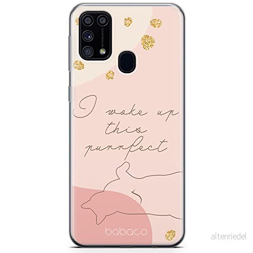 ERT GROUP mobiltelefonfodral för Samsung M31 originalt och officiellt licensierat Babaco mönster Cats 008 optimalt anpassad till formen på mobiltelefonen, fodral tillverkad av TPU plast 5905131106254