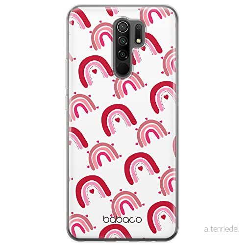 ERT GROUP mobiltelefonfodral för Xiaomi REDMI 9 originalt och officiellt licensierat Babaco mönster Rainbow 001 optimalt anpassad till formen på mobiltelefonen, gedeeltelijk transparant 5904805040184
