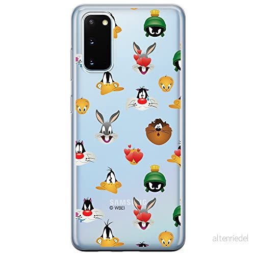 ERT GROUP mobiltelefonfodral för Samsung S20 / S11E originalt och officiellt licensierat Looney Tunes mönster 007 Vit optimalt anpassad till formen på mobiltelefonen, gedeeltelijk transparant 5903537540146