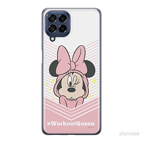 ERT GROUP mobiltelefonfodral för Samsung M53 5G originalt och officiellt licensierat Disney mönster Minnie 053 optimalt anpassad till formen på mobiltelefonen, fodral tillverkad av TPU plast 5905511380687