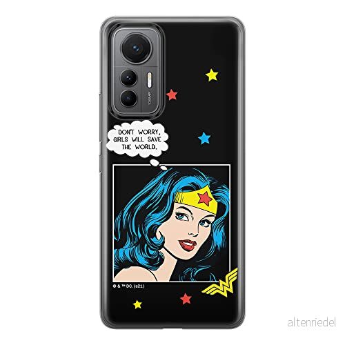 ERT GROUP mobiltelefonfodral för Xiaomi 12 LITE originalt och officiellt licensierat DC mönster Wonder Woman 028 optimalt anpassad till formen på mobiltelefonen, fodral tillverkad av TPU plast 5905511507138
