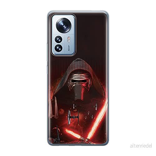 ERT GROUP mobiltelefonfodral för Xiaomi 12 / 12X originalt och officiellt licensierat Star Wars mönster Kylo Ren 002 optimalt anpassad till formen på mobiltelefonen, fodral tillverkad av TPU plast 5905511476649