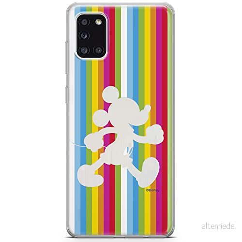 ERT GROUP mobiltelefonfodral för Samsung A31 originalt och officiellt licensierat Disney mönster Mickey 028 optimalt anpassad till formen på mobiltelefonen, gedeeltelijk transparant 5903040213186