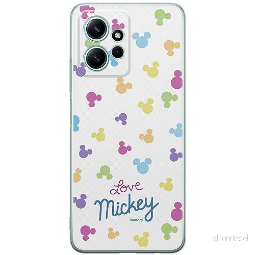ERT GROUP mobiltelefonfodral för Xiaomi REDMI NOTE 12 4G originalt och officiellt licensierat Disney mönster Mickey 017 optimalt anpassad till formen på mobiltelefonen, fodral tillverkad av TPU plast 5905511936846
