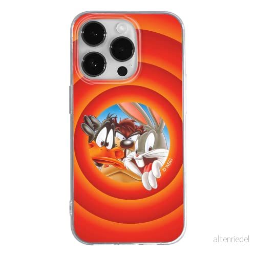 ERT GROUP mobiltelefonfodral för Apple Iphone 14 PRO originalt och officiellt licensierat Looney Tunes mönster 002 anpassad till formen på mobiltelefonen, fodral tillverkad av TPU plast 5905131914842