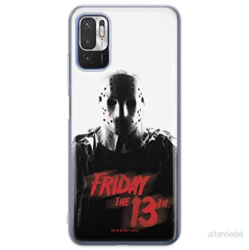 ERT GROUP mobiltelefonfodral för Xiaomi REDMI NOTE 10 5G / POCO M3 PRO originalt och officiellt licensierat Horror mönster Friday the 13th 014, fodral tillverkad av TPU plast 5905511113490