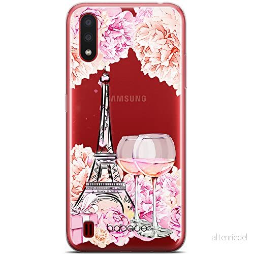 ERT GROUP mobiltelefonfodral för Samsung A01 originalt och officiellt licensierat Babaco mönster Paris 001 optimalt anpassad till formen på mobiltelefonen, gedeeltelijk transparant 5904805397370