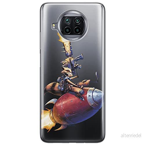 ERT GROUP mobiltelefonfodral för Xiaomi REDMI NOTE 9T originalt och officiellt licensierat Marvel mönster Rocket 007 optimalt anpassad till formen på mobiltelefonen, gedeeltelijk transparant 5904805648533