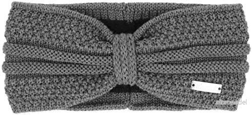 Eisglut Esmeralda Merino pannband för kvinnor, grå melerad, M 5758 cm 4251461921762