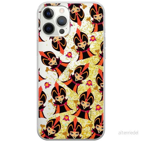 ERT GROUP mobiltelefonfodral för Apple Iphone 12/12 PRO originalt och officiellt licensierat Disney mönster Jafar 002 optimalt anpassad till formen på mobiltelefonen, med glitter overflow effekt 5905131410047