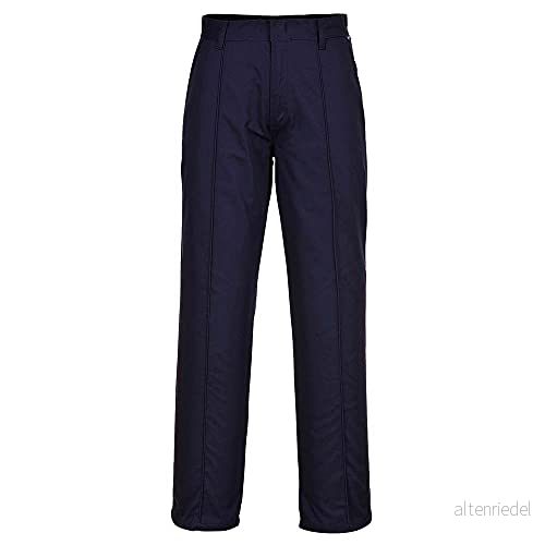 Portwest Preston arbetsbyxor, 38 Tall Leg, marinblå 5036108056996