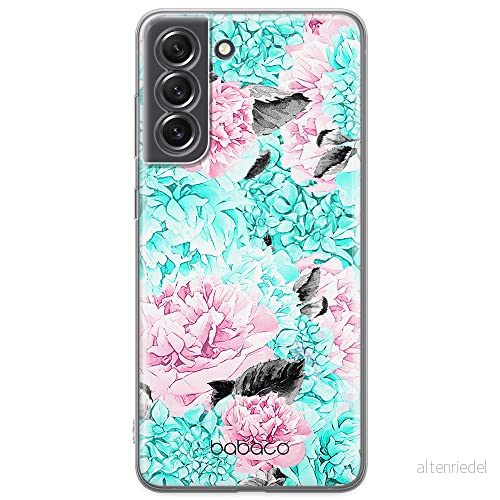 ERT GROUP mobiltelefonfodral för Samsung S21 FE originalt och officiellt licensierat Babaco mönster Flowers 003 optimalt anpassad till formen på mobiltelefonen, fodral tillverkad av TPU plast 5904805379949