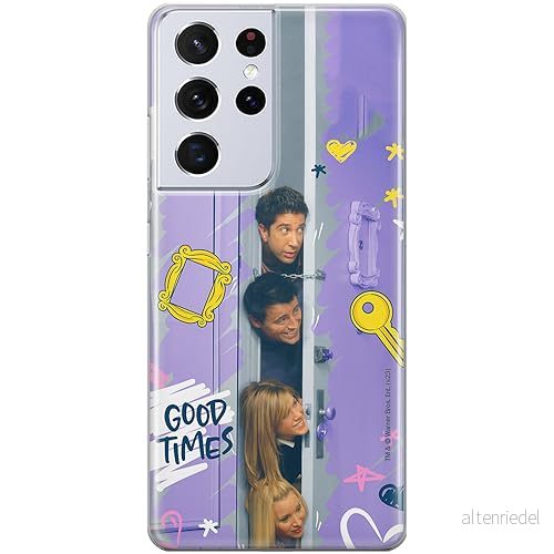 ERT GROUP mobiltelefonfodral för Samsung S21 ULTRA originalt och officiellt licensierat Friends mönster 036 optimalt anpassad till formen på mobiltelefonen, fodral tillverkad av TPU plast 5905795062859
