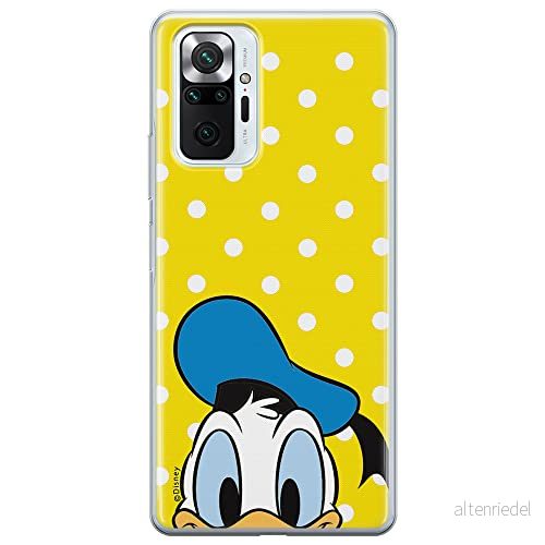 ERT GROUP mobiltelefonfodral för Xiaomi REDMI NOTE 10 PRO originalt och officiellt licensierat Disney mönster Donald 001 optimalt anpassad till formen på mobiltelefonen, fodral tillverkad av TPU plast 5903932812008