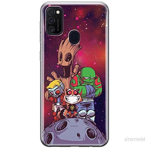 ERT GROUP mobiltelefonfodral för Samsung M21 originalt och officiellt licensierat Marvel mönster Guardians of the Galaxy 017 anpassad till formen på mobiltelefonen, fodral tillverkad av TPU plast 5903537837819