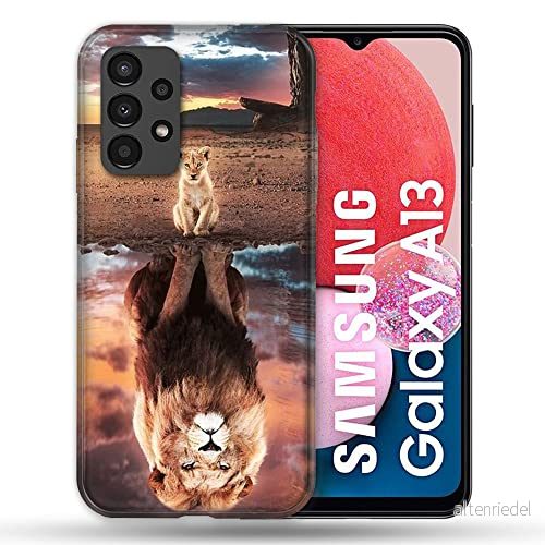 Fodral för Samsung Galaxy A13 Animal Lejon Reflet 3614848280042