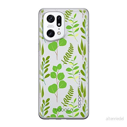 ERT GROUP mobiltelefonfodral för Oppo FIND X5 PRO originalt och officiellt licensierat Babaco mönster Plants 009 optimalt anpassad till formen på mobiltelefonen, gedeeltelijk transparant 5905511416508