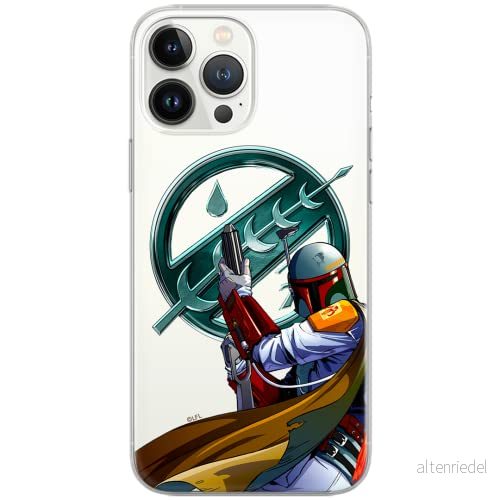 ERT GROUP mobiltelefonfodral för Xiaomi REDMI 10 originalt och officiellt licensierat Star Wars mönster Boba Fett 002, gedeeltelijk transparant 5904805008795