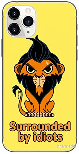 ERT GROUP mobiltelefonfodral för Iphone 11 PRO originalt och officiellt licensierat Disney mönster Scar 001 optimalt anpassad till formen på mobiltelefonen, fodral tillverkad av TPU plast 5905131440785