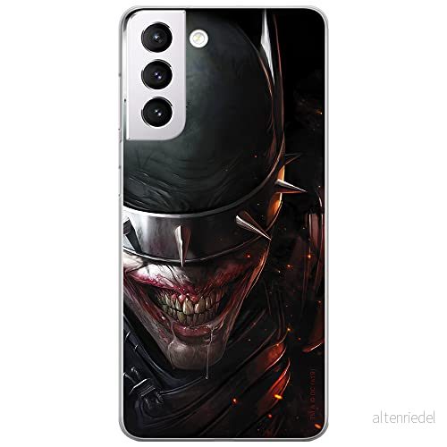 ERT GROUP mobiltelefonfodral för Samsung S21 originalt och officiellt licensierat DC mönster Batman Who Laughs 002 optimalt anpassad till formen på mobiltelefonen, fodral tillverkad av TPU plast 5903932377842