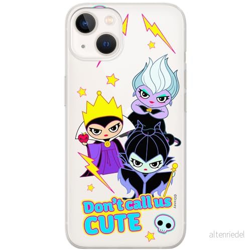 ERT GROUP mobiltelefonfodral för Iphone 13 originalt och officiellt licensierat Disney mönster Villains 003 optimalt anpassad till formen på mobiltelefonen, gedeeltelijk transparant 5905131376503