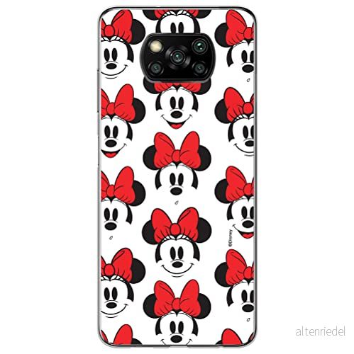 ERT GROUP mobiltelefonfodral för Xiaomi POCOPHONE X3 originalt och officiellt licensierat Disney mönster Minnie 058 optimalt anpassad till formen på mobiltelefonen, fodral tillverkad av TPU plast 5903537122458