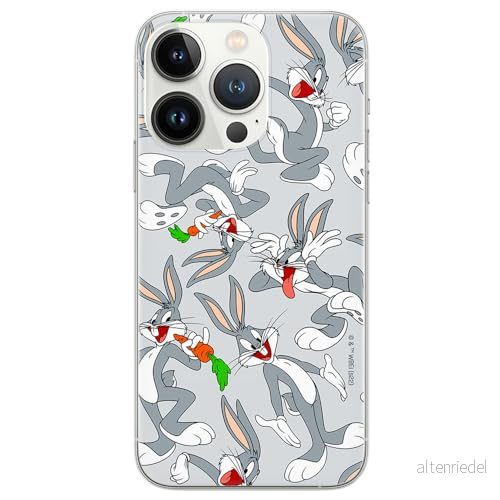 ERT GROUP mobiltelefonfodral för Iphone 13 PRO MAX originalt och officiellt licensierat Looney Tunes mönster Bugs 013 optimalt anpassad till formen på mobiltelefonen, fodral tillverkad av TPU plast 5905511658489