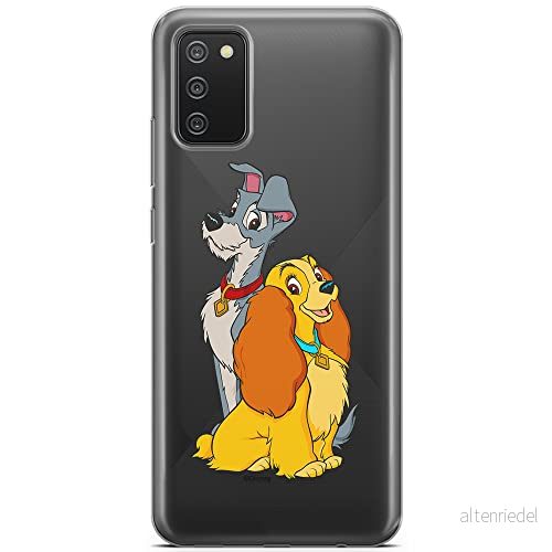 ERT GROUP mobiltelefonfodral för Samsung A02S originalt och officiellt licensierat Disney mönster Lady and the Tramp 003 optimalt anpassad till formen på mobiltelefonen, gedeeltelijk transparant 5905131150998