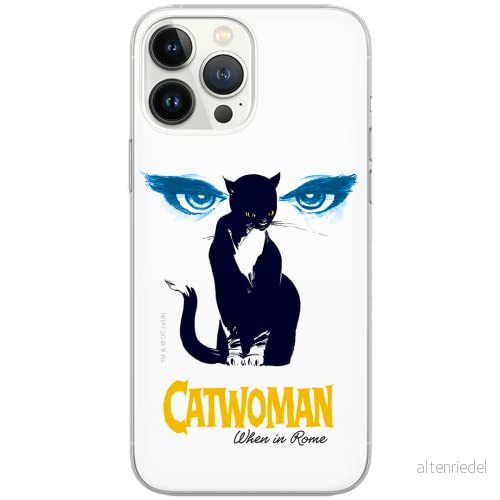 ERT GROUP mobiltelefonfodral för Samsung S10 PLUS originalt och officiellt licensierat DC mönster Catwoman 007 Vit optimalt anpassad till formen på mobiltelefonen, fodral tillverkad av TPU plast 5902980673203