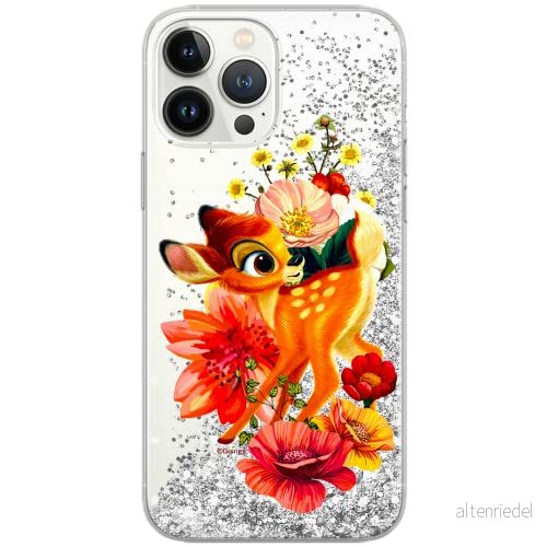 ERT GROUP mobiltelefonfodral för Apple Iphone 11 PRO originalt och officiellt licensierat Disney mönster Bambi 014 Vit optimalt anpassad till formen på mobiltelefonen, med glitter overflow effekt 5904805358630