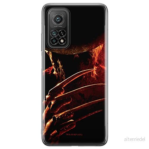 ERT GROUP mobiltelefonfodral för Xiaomi MI 10 LITE originalt och officiellt licensierat Horror mönster Nightmare of Elm Street 005, fodral tillverkad av TPU plast 5905511080891