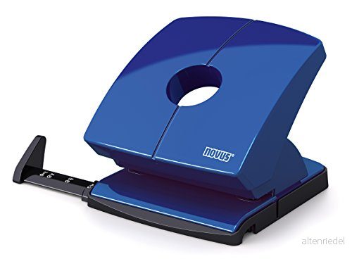 Novus B 230 hålslag (30 ark, stoppskena med formatspecifikationer, metall/plast) blå 4009729061565