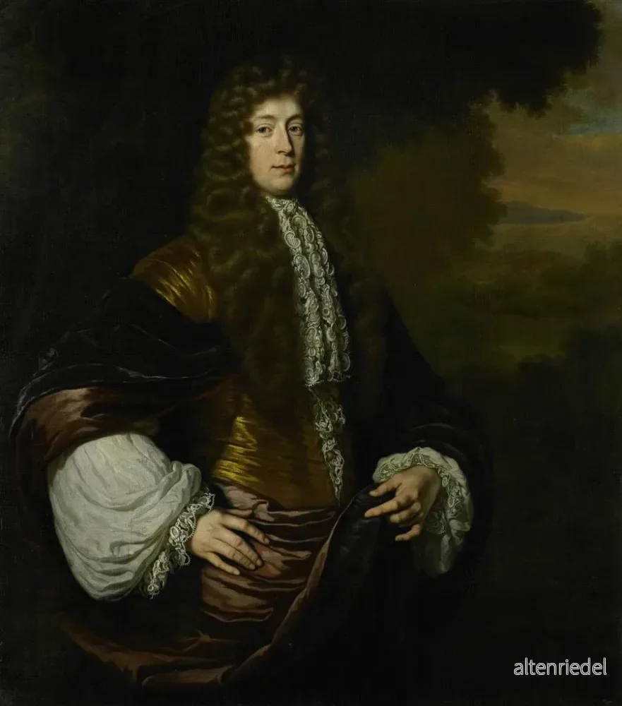 Målning Porträtt av Hendrick Bicker, 1649 - 1718, borgmästare i Amsterdam - Michiel van Musscher | Konsttryck - Bild 2