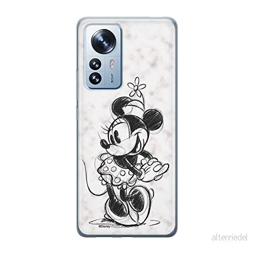ERT GROUP mobiltelefonfodral för Xiaomi 12 / 12X originalt och officiellt licensierat Disney mönster Minnie 026 optimalt anpassad till formen på mobiltelefonen, fodral tillverkad av TPU plast 5905511477028