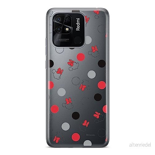 ERT GROUP mobiltelefonfodral för Xiaomi REDMI 10C originalt och officiellt licensierat Disney mönster Minnie 004 optimalt anpassad till formen på mobiltelefonen, gedeeltelijk transparant 5905511541088