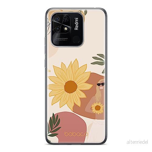 ERT GROUP mobiltelefonfodral för Xiaomi REDMI 10C originalt och officiellt licensierat Babaco mönster Flowers 015 optimalt anpassad till formen på mobiltelefonen, fodral tillverkad av TPU plast 5905511543334
