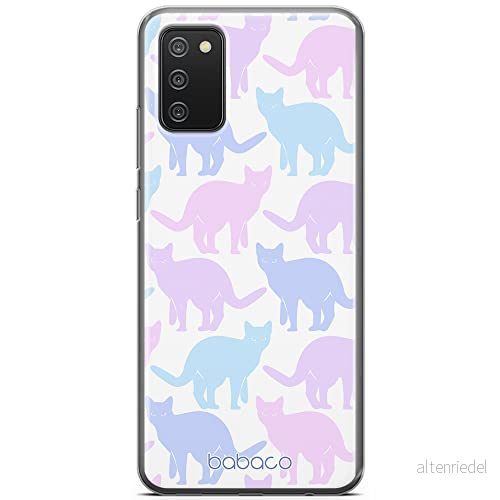 ERT GROUP mobiltelefonfodral för Samsung A02S originalt och officiellt licensierat Babaco mönster Cats 011 optimalt anpassad till formen på mobiltelefonen, fodral tillverkad av TPU plast 5905131054432