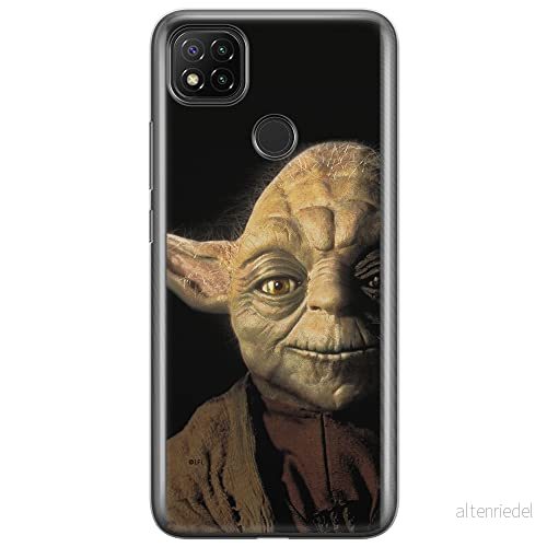 ERT GROUP mobiltelefonfodral för Xiaomi REDMI 9C originalt och officiellt licensierat Star Wars mönster Yoda 004 optimalt anpassad till formen på mobiltelefonen, fodral tillverkad av TPU plast 5903040304648
