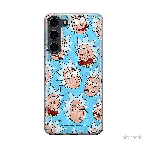 ERT GROUP mobiltelefonfodral för Samsung S23 PLUS originalt och officiellt licensierat Rick and Morty mönster & 015 anpassad till formen på mobiltelefonen, fodral tillverkad av TPU plast 5905511454869