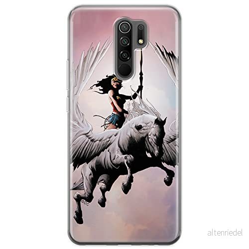 ERT GROUP mobiltelefonfodral för Xiaomi REDMI 9 originalt och officiellt licensierat DC mönster Wonder Woman 002 optimalt anpassad till formen på mobiltelefonen, fodral tillverkad av TPU plast 5903040307281