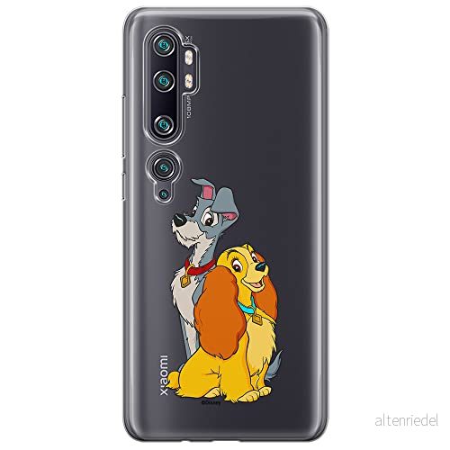 ERT GROUP mobiltelefonfodral för Xiaomi MI NOTE 10 / PRO originalt och officiellt licensierat Disney mönster Lady and the Tramp 003, gedeeltelijk transparant 5905131150912
