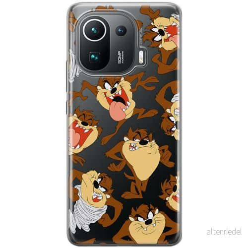 ERT GROUP mobiltelefonfodral för Xiaomi MI 11 PRO originalt och officiellt licensierat Looney Tunes mönster Tasmanian 005 optimalt anpassad till formen på mobiltelefonen, gedeeltelijk transparant 5905511624156
