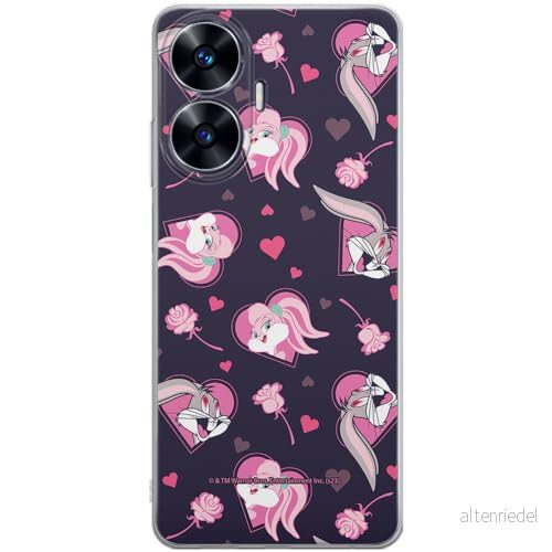 ERT GROUP mobiltelefonfodral för Realme C55 originalt och officiellt licensierat Looney Tunes mönster Lola & Bugs 003 optimalt anpassad till formen på mobiltelefonen, fodral tillverkad av TPU plast 5905795134839
